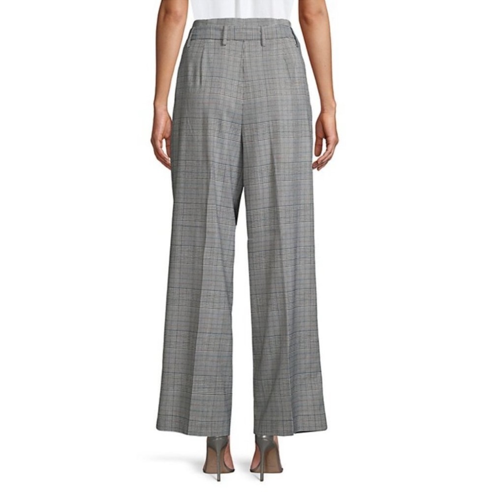 Laundry by Shelli Segal Glen Plaid Wide Leg Pants - NWT - Sz 6 - Picture 9 of 10